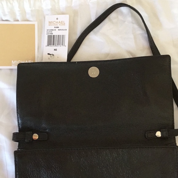 NWT MICHAEL Michael Kors leopard print clutch - Picture 3 of 3